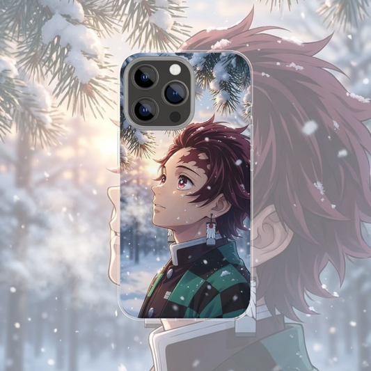 Coque de téléphone Tanjiro Demon Slayer en silicone - UnitGeeK