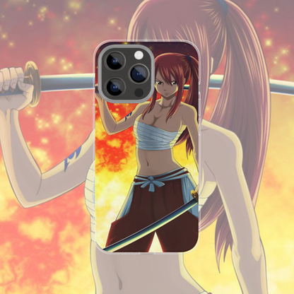 Coque de téléphone Erza Fairy Tail en silicone - UnitGeeK