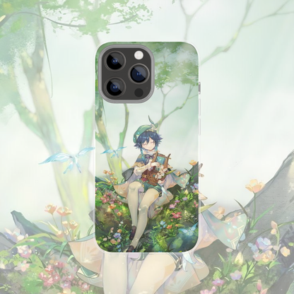 Coque de téléphone Venti Genshin Impact en silicone - UnitGeeK