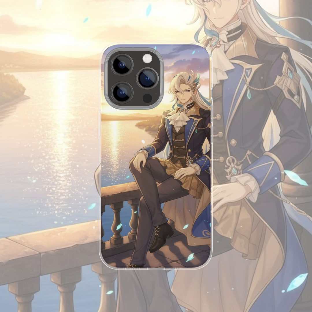 Coque de téléphone Neuvillette Genshin Impact en silicone - UnitGeeK