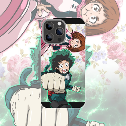 Coque de téléphone Ochaco et Izuku My Hero Academia en silicone - UnitGeeK