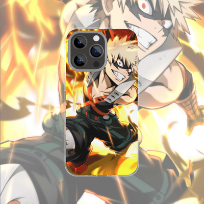 Coque de téléphone Bakugo My Hero Academia en silicone - UnitGeeK