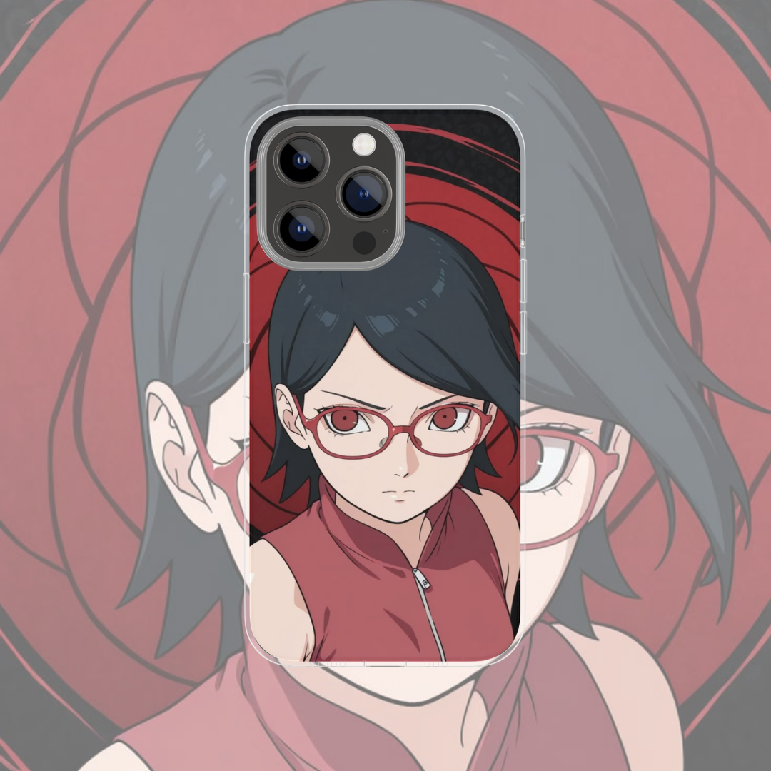 Coque de téléphone Sarada Naruto en silicone - UnitGeeK