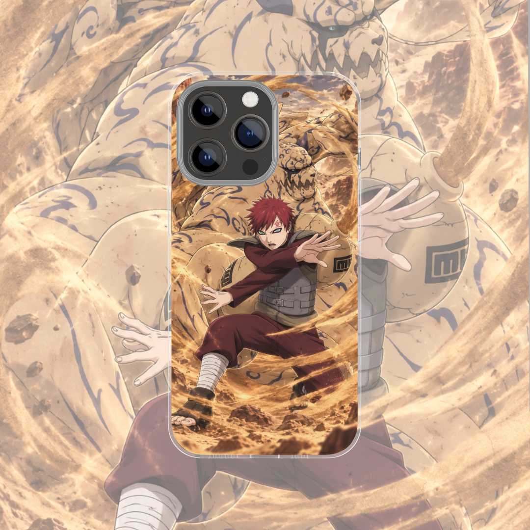 Coque de téléphone Gaara Naruto en silicone - UnitGeeK