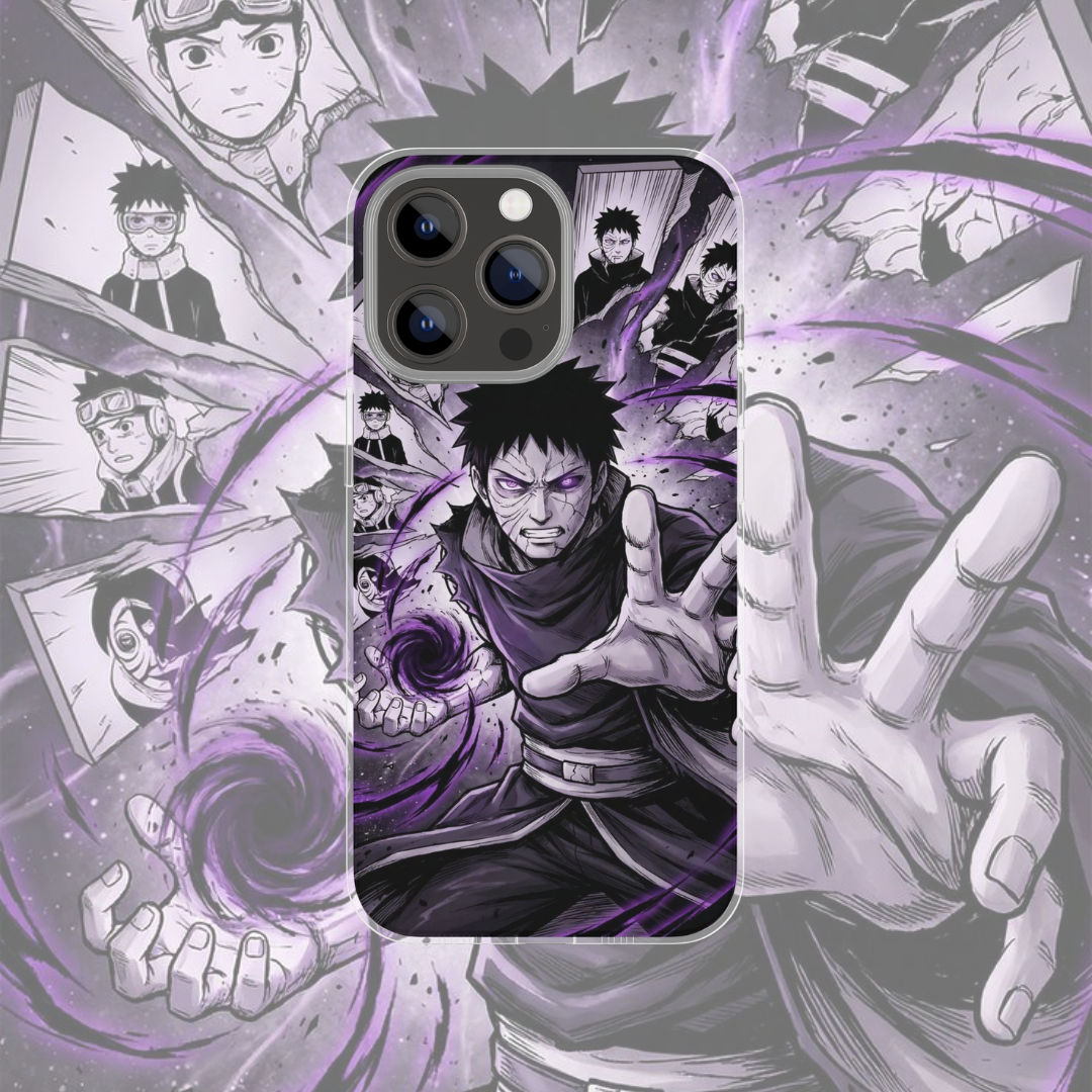Coque de téléphone Obito Naruto en silicone - UnitGeeK