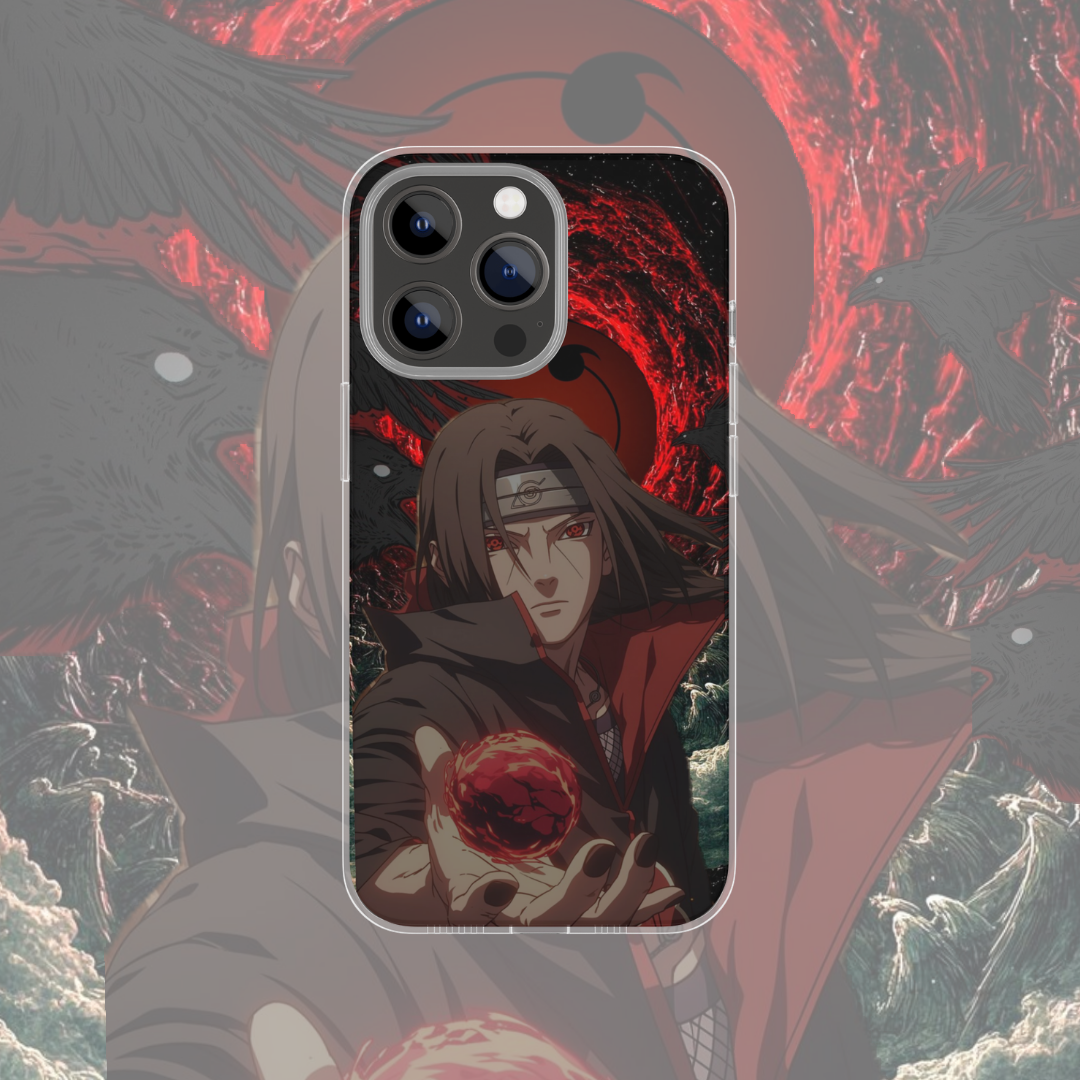 Coque de téléphone Itachi Naruto en silicone - UnitGeeK