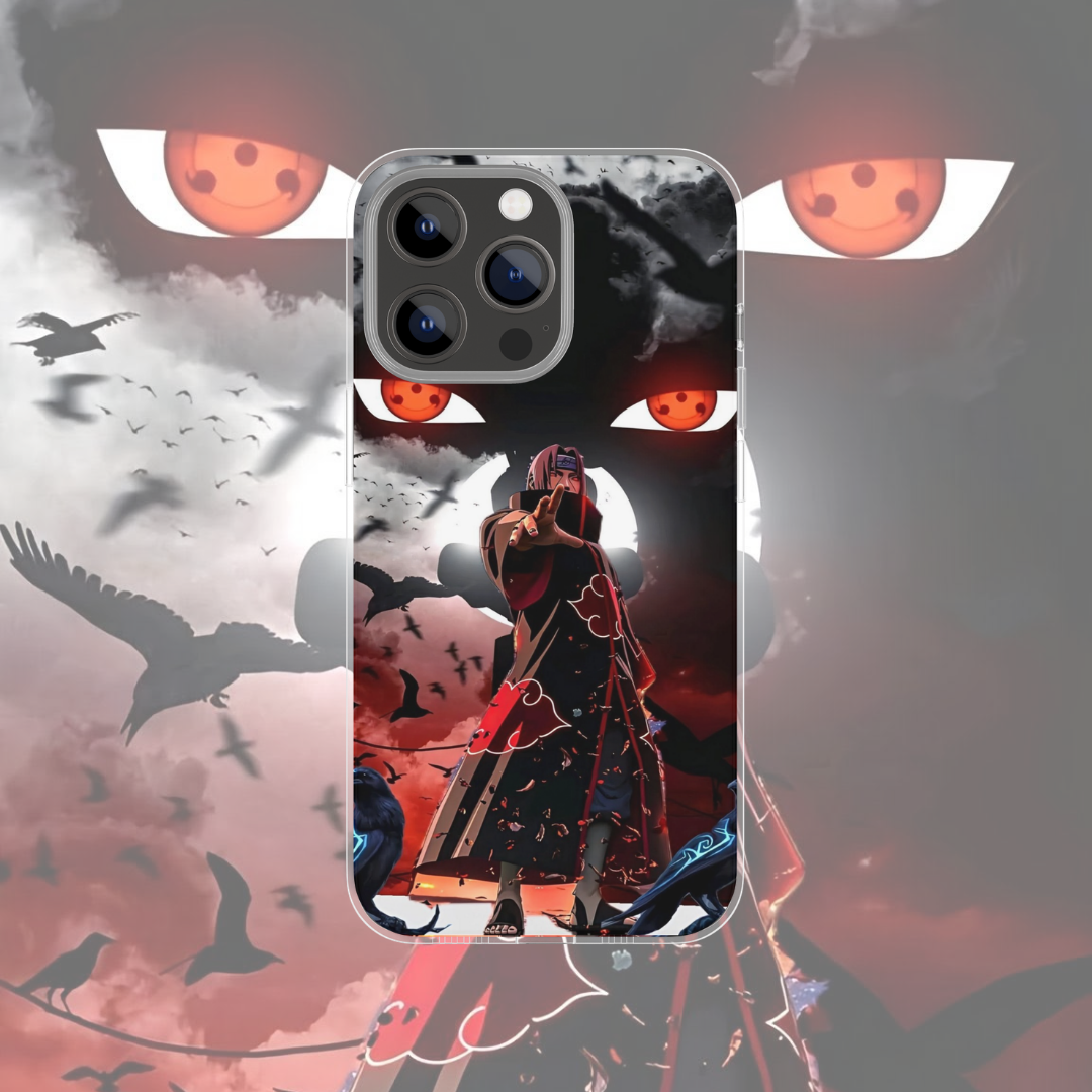 Coque de téléphone Itachi Naruto en silicone - UnitGeeK