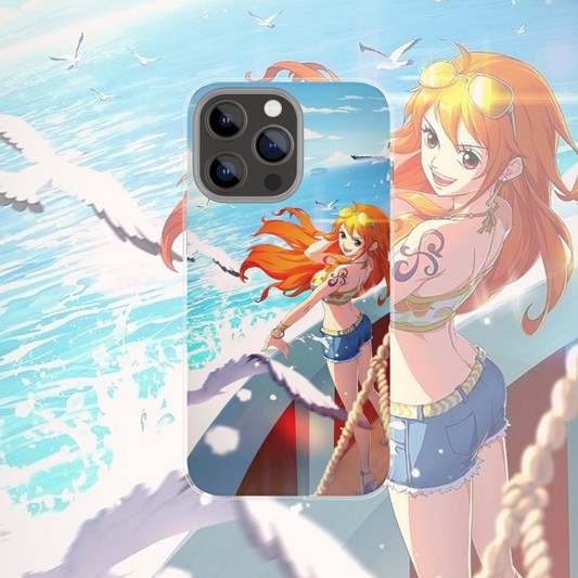 Coque de téléphone Nami One Piece en silicone - UnitGeeK