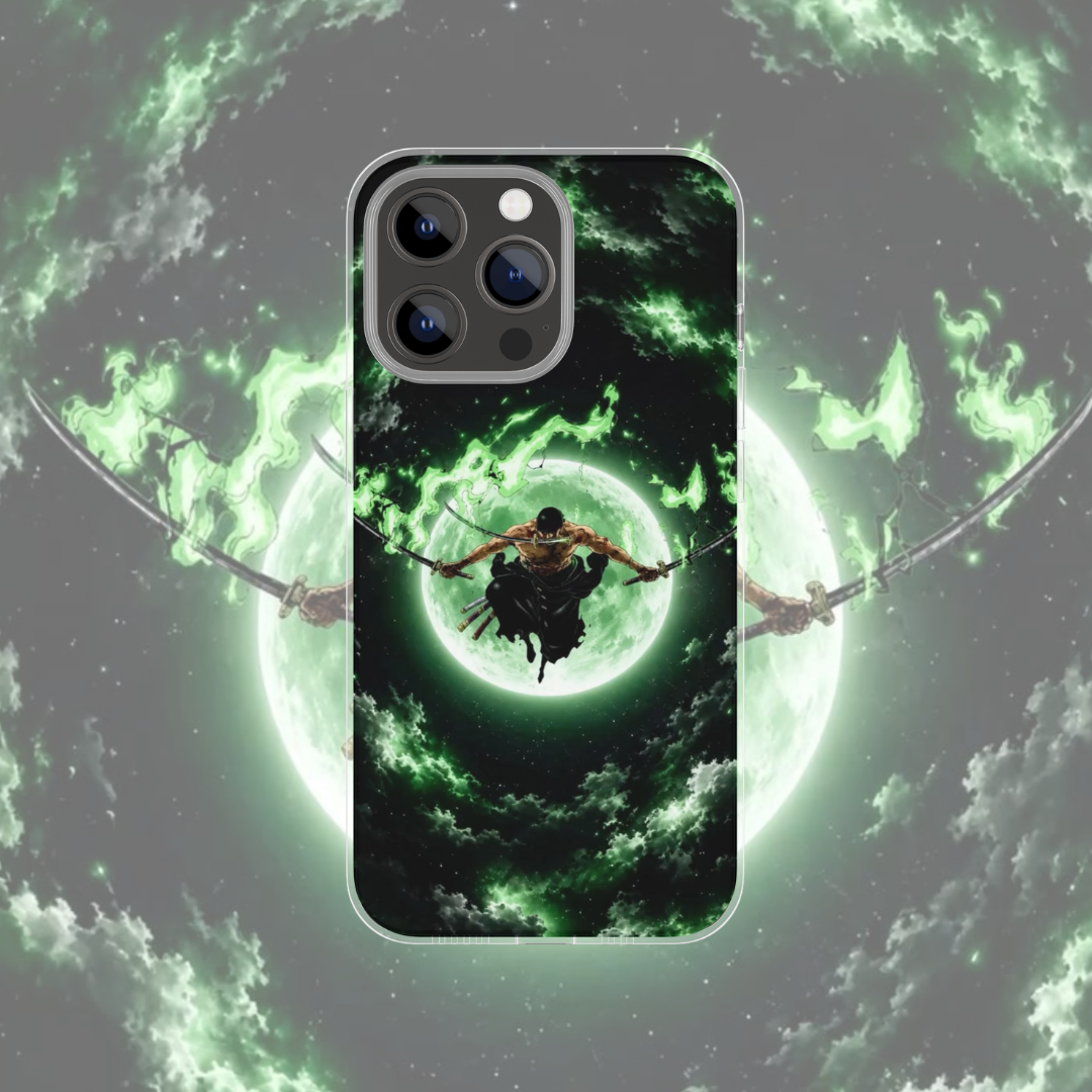 Coque de téléphone Zoro One Piece en silicone - UnitGeeK