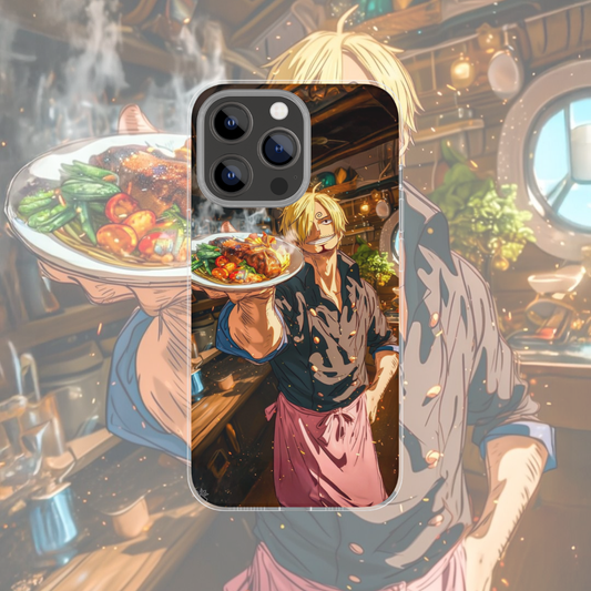 Coque de téléphone Sanji One Piece en silicone - UnitGeeK