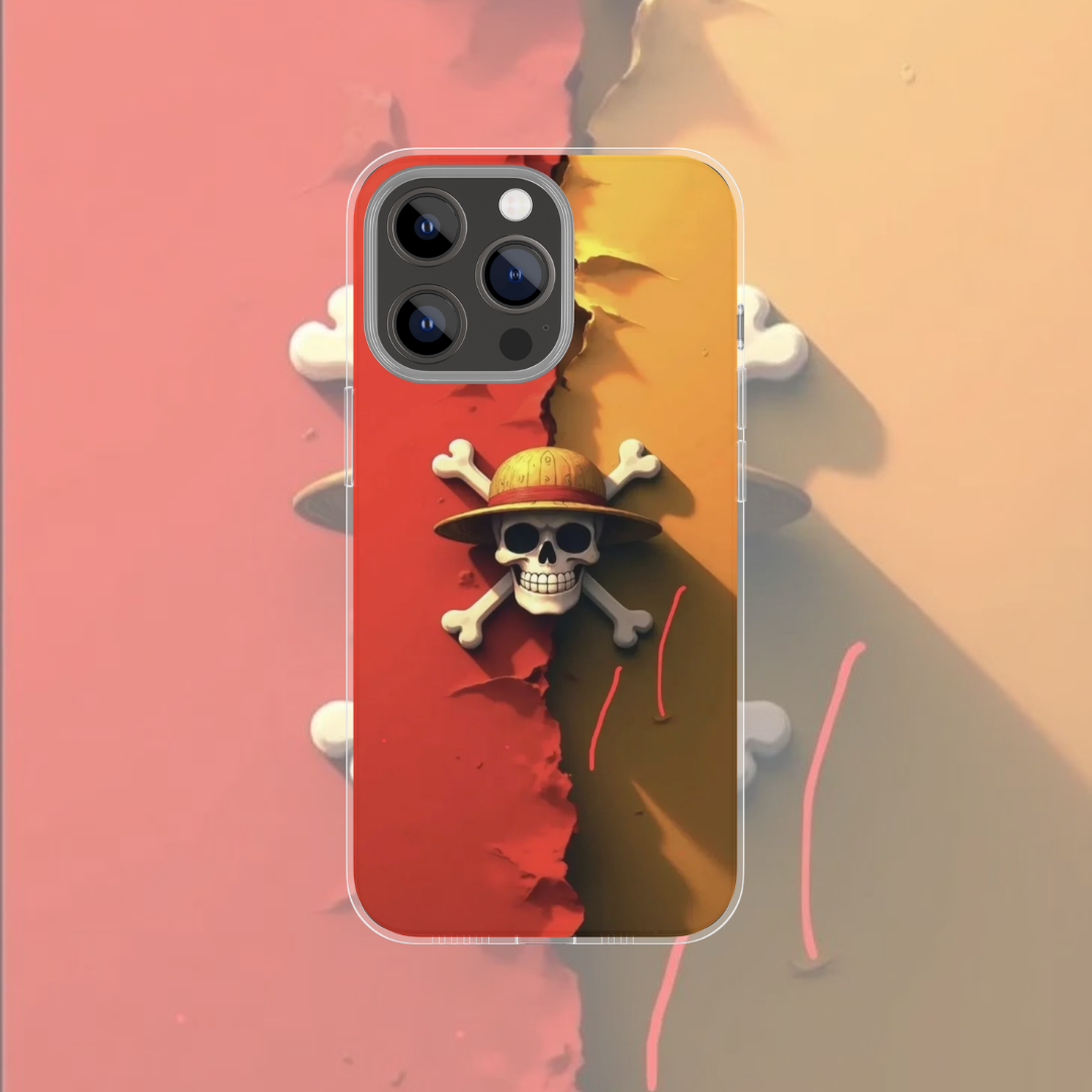 Coque de téléphone Emblème One Piece en silicone - UnitGeeK