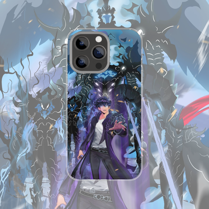 Coque de téléphone Jin-woo Solo Leveling en silicone - UnitGeeK
