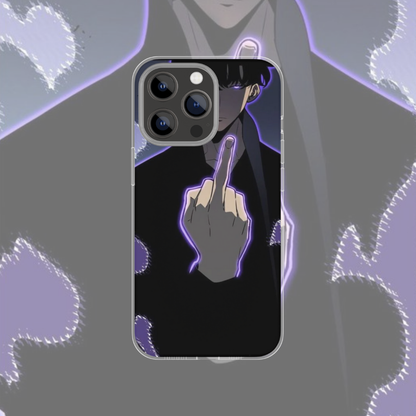 Coque de téléphone Jin-woo Solo Leveling en silicone - UnitGeeK