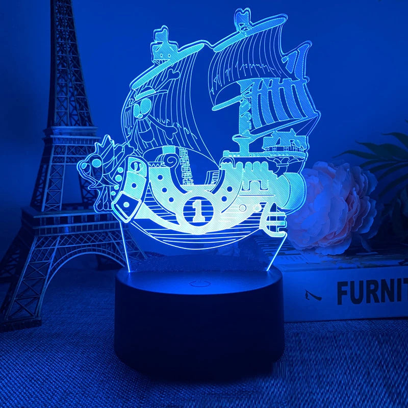 Lampe d'ambiance acrylique THOUSAND SUNNY - One Piece