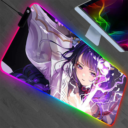 RAIDEN SHOGUN LED Mouse Pad - Genshin Impact