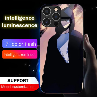 Coque de téléphone Jin-woo Solo Leveling à led - UnitGeeK