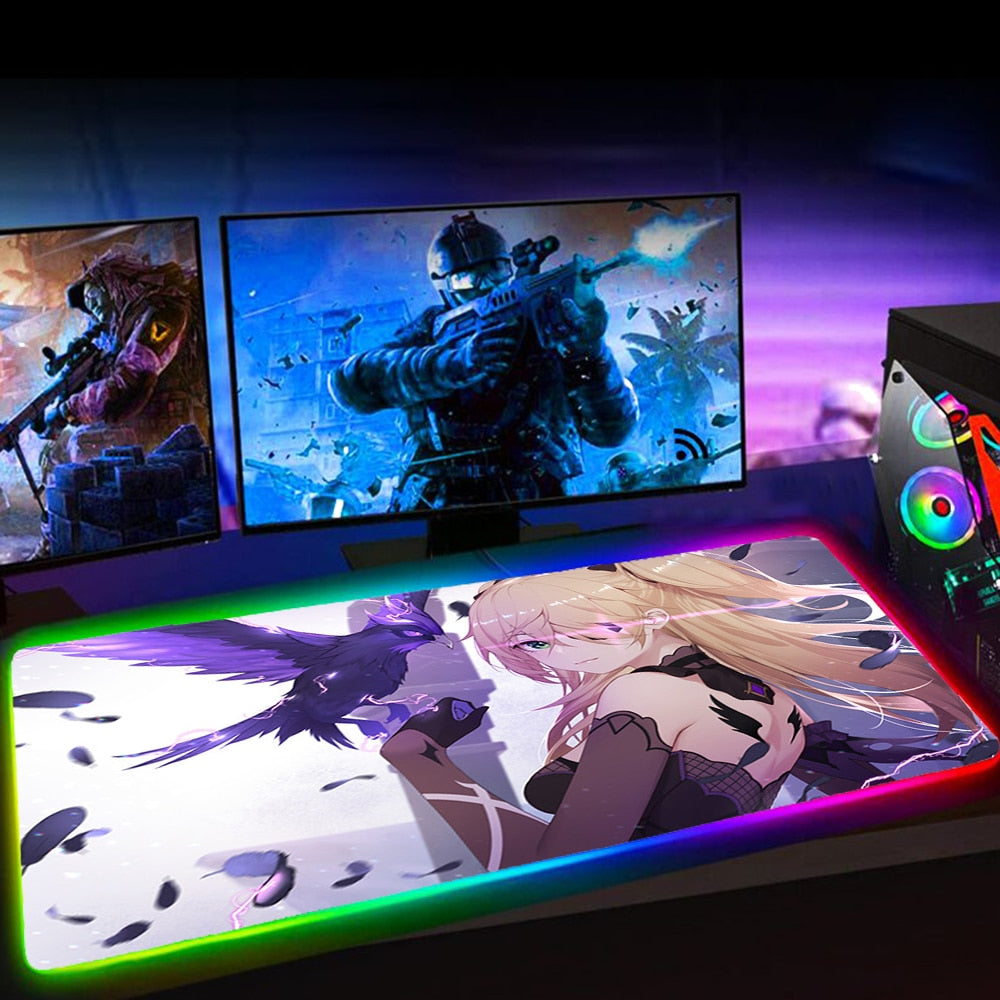 FISCHL LED Mouse Pad - Genshin Impact