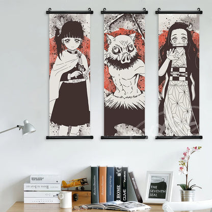 Parchemin sur Toile Style JAPONAIS - Demon Slayer