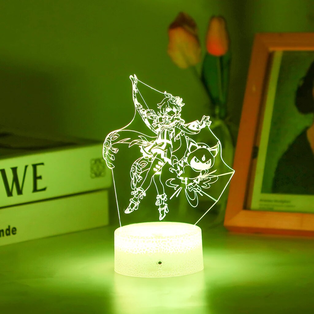Lampe d'ambiance acrylique led COLLEI 3D - Genshin Impact
