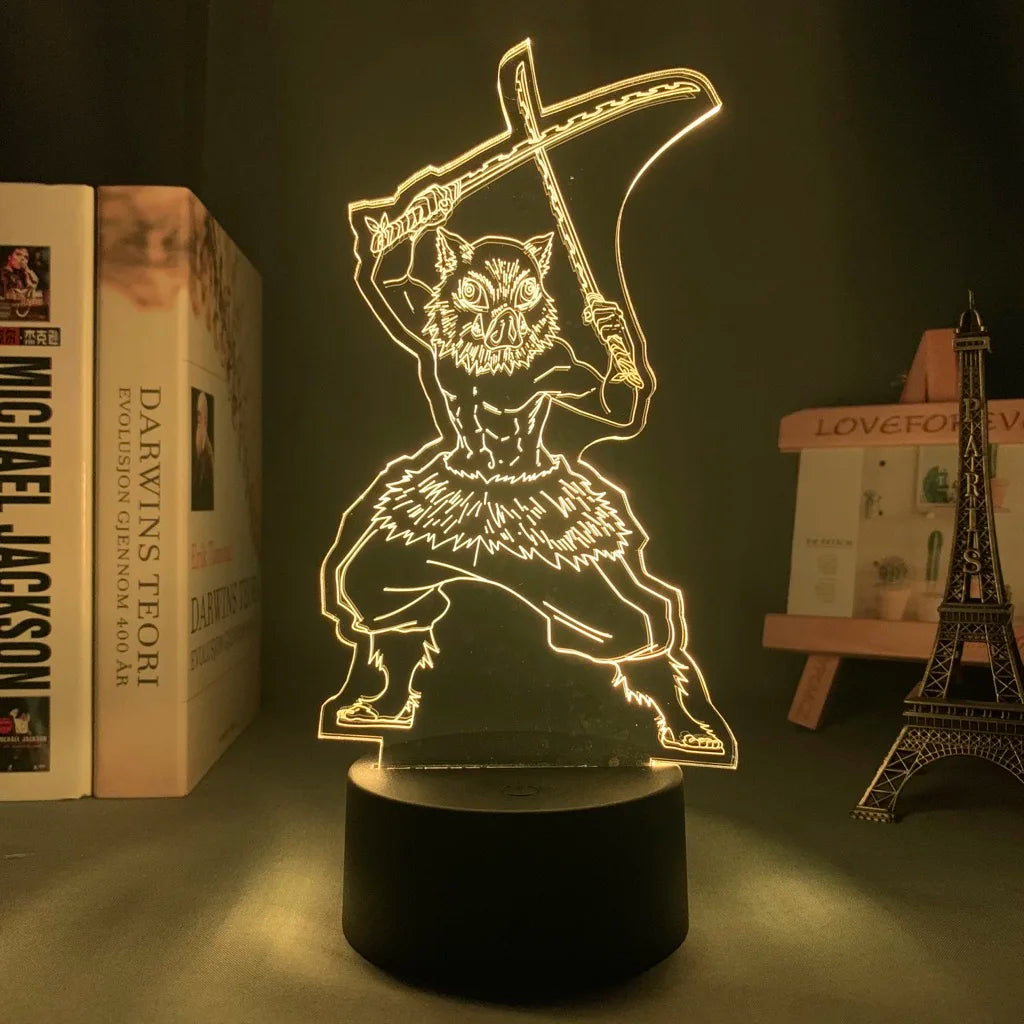 Lampe d'ambiance acrylique INOSUKE - Demon Slayer