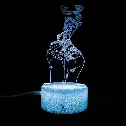 AYAKA 3D LED acrylic mood lamp - Genshin Impact