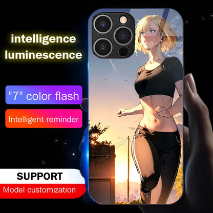 Coque de téléphone Cha Hae in Solo Leveling à led - UnitGeeK