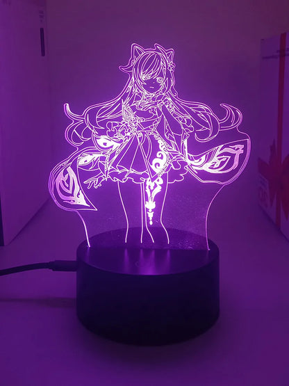 KEQING 3D LED acrylic mood lamp - Genshin Impact