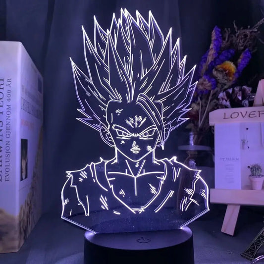 Lampe d'ambiance acrylique GOHAN 3D - Dragon Ball