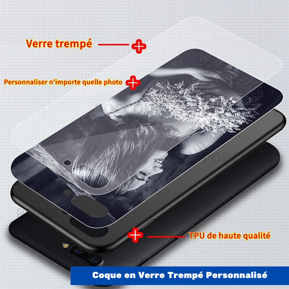 Personalized Protective Case TEMPERED GLASS - Custom