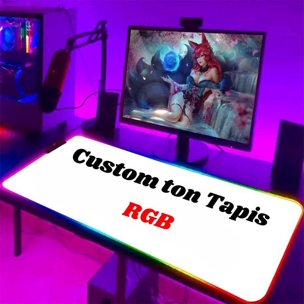 Tapis de souris Personnalisé RGB - Custom