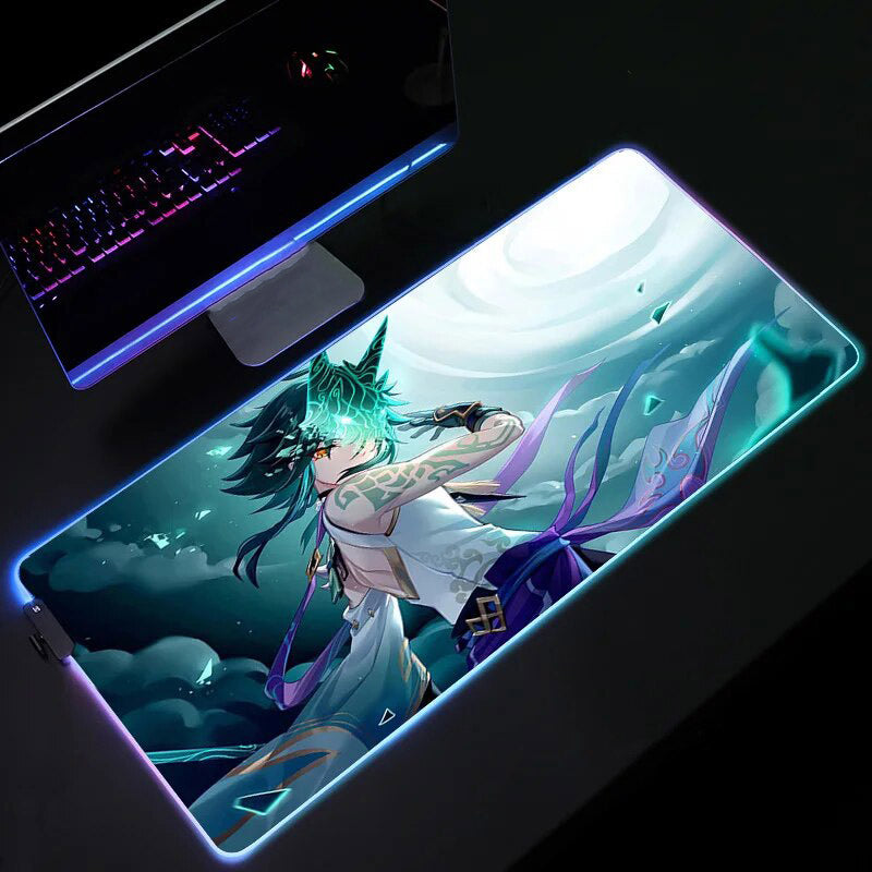 Tapis de souris LED XIAO - Genshin Impact