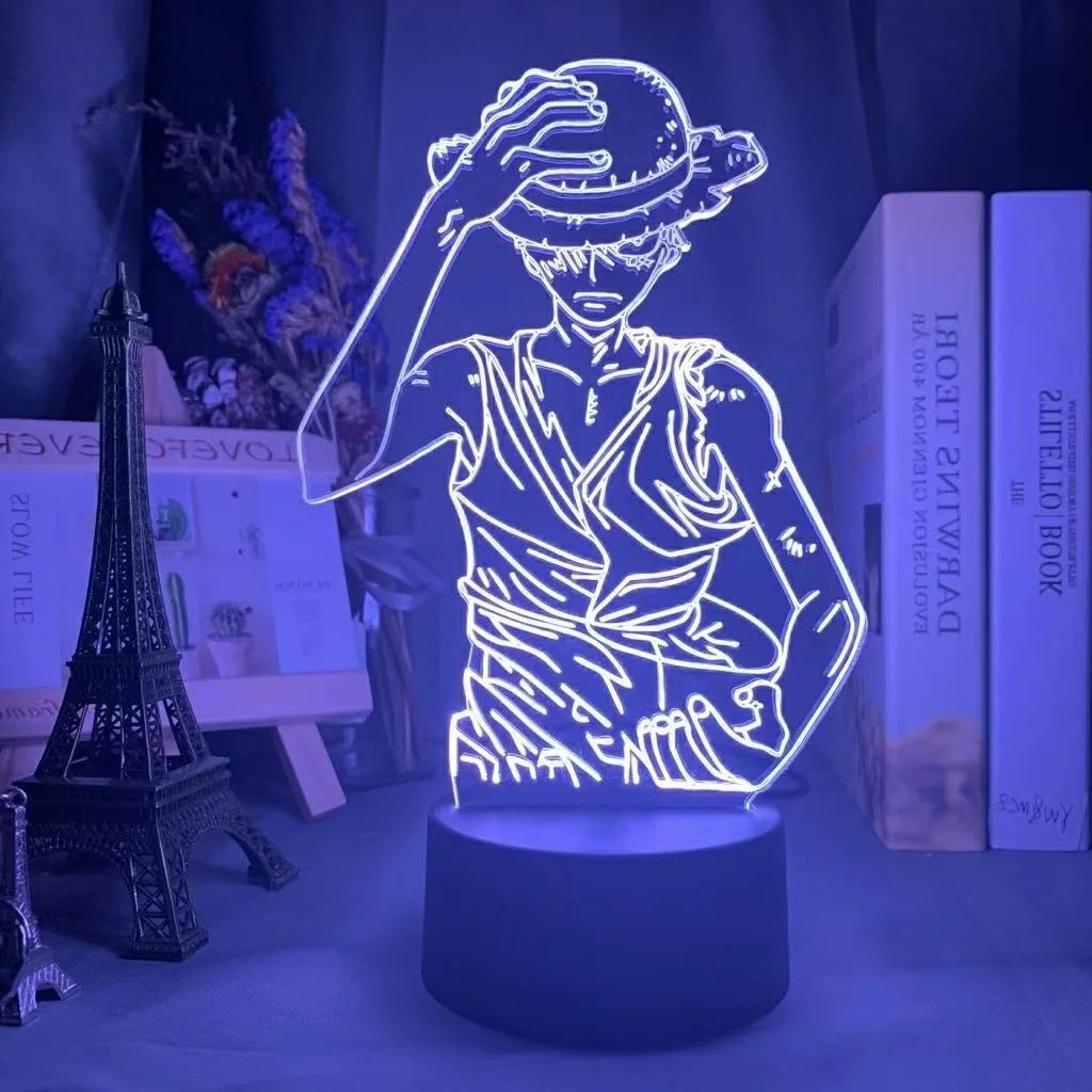 Lampe d'ambiance acrylique LUFFY - One Piece