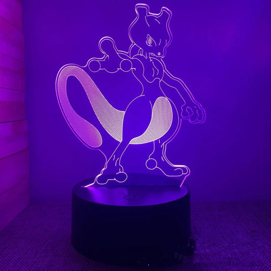 MEWTWO 3D LED mood lamp - Pokémon