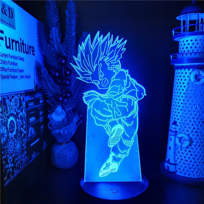 Lampe d'ambiance acrylique TRUNKS PETIT 3D - Dragon Ball