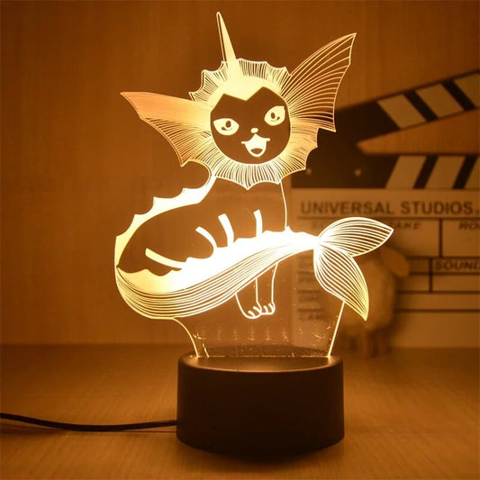 Lampe d'ambiance led AQUALI 3D - Pokémon