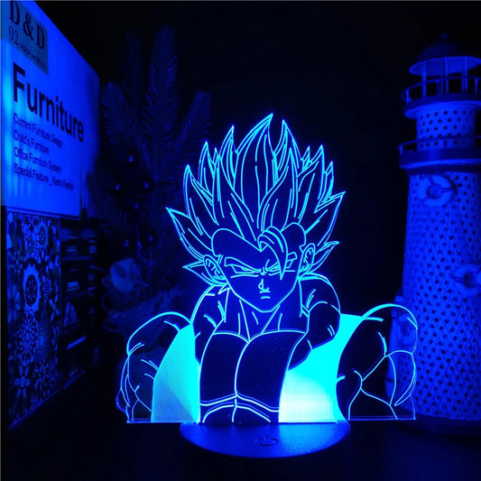 Lampe d'ambiance acrylique GOGETA 3D - Dragon Ball