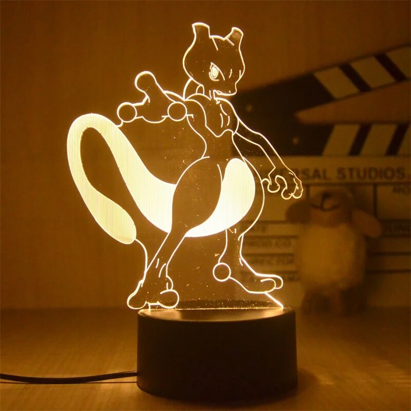 Lampe d'ambiance led MEWTWO 3D - Pokémon