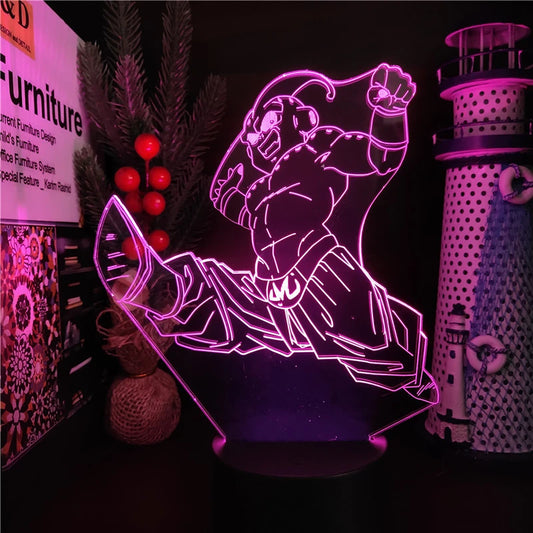 Lampe d'ambiance acrylique BUU 3D - Dragon Ball