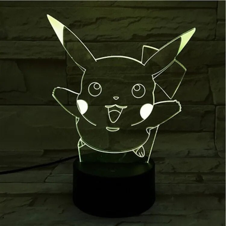 Lampe d'ambiance led PIKACHU 3D - Pokémon